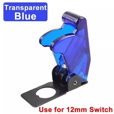 LED 토글 스위치 조명 제어 ON/OFF + 항공기 미사일 스타일 플립 업 커버 20A 12V 5 세트 20, 10 Blue lid_03 5 Sets