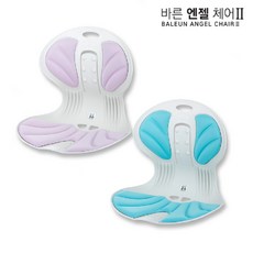 [당일발송]허리의자 바른자세교정 바른엔젤체어2 단품 민트 핑크, 1개