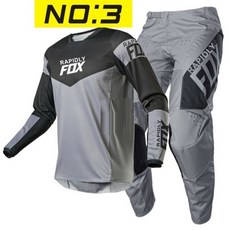 바이크 오토바이 레이싱 슈트 의류 복장 옷 NEW 2021 RAPIDLY FOX 180360 enduro motocross jersey and pants mx gear set, XL-36, NO3