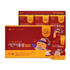 종근당건강 어린이 홍삼 튼튼업 20ml x 30포 6년근 홍삼농축액 사과맛