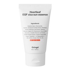 [백탁/끈적임/밀림 없는] 그링드 어성초 EGF 시카 선크림 SPF50+ PA++++, 1개, 50ml