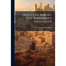 (영문도서)Segulta De-rabenu Sive Rabbinismus Enucleatus: Quo Ad Ea Quae Ebraeo-chaldaei... Paperback, Nabu Press, English, 9781179477374