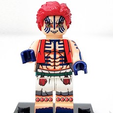 핸드브릭 팩토리 커스텀 미니브릭 피규어 귀멸의칼날 호환 귀칼 블록호환, 14. 도깨비 아카자, 1개