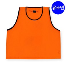 제오오스토어 팀조끼V 유소년용 오렌지 NATVS 스포츠조끼 유소년축구조끼 운동회팀유니폼 축구팀조끼양면