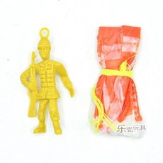 새로운 수제 낙하산 특수부대 병사 모형 벽걸이 장난감 추억의 어린 시절 20개입, 무작위 2개