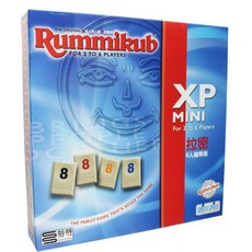 桌癮桌遊 拉密全系列 Rummikub 家庭益智經典桌遊，訓練邏輯思維，適合各年齡層, 1個, 拉密XPMiNi 六人攜帶版