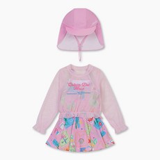 베네통 키즈 팜트리 래쉬가드 SET QCET18531PK