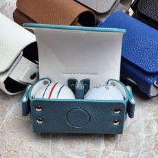 KUSAC 골프 공 볼 케이스 주머니, 애쉬블루, 1개