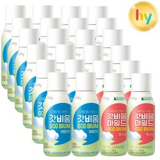 hy 한국야쿠르트 갓비움 2종230ml (애사비12+애플민트12) 총24입, 24개, 230ml
