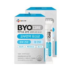 BYO 코어 피부면역 유산균 30p, 60g, 2개