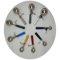 스테인레스 아이스크림 스쿱, 2개, 40호 퍼플