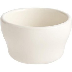 Soro Essentials소로 에센셜 세라믹 36개 세트 71/4온스. 아메리칸 화이트 빅토리아 부용 컵 아이보리 컬러 롤 엣지 차이나 디저트 수프 시리얼 아이스크림 디핑 소