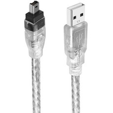 FIREWIRE 1394 USB 4PIN 카메라 6PIN 케이블 데이터 1394 IEEE, USB to 4pin, 1 5미터