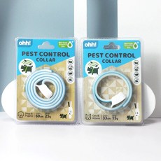 ohh! 寵物驅蟲項圈, 薄荷-天竺葵(天藍), 1個
