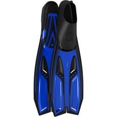 풀 풋 포켓이 Greatever 스노클 핀 내구성이 롱 다이빙 스노클링 프리다이빙 성인 남성 여성을 전문 장비 1897772, 파랑