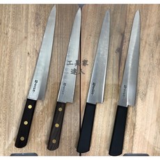 工具家達人 正廣 日本製 剝筋刀 240mm 270mm 筋引刀 引筋刀 挑筋刀 牛肉刀 牛扒刀 牛排刀, 1個, 240mm木柄