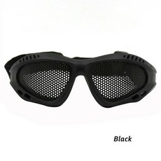 전술 안경 군사 고글 슈팅 스포츠 페인트 볼 강철 충격 보호, 2. Black, 1개