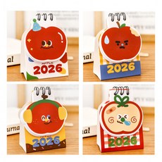 [당일출고]2026년 달력 탁상 캘린더 카렌다 미니 선물 사무실 데스크 책상, 랜덤발송