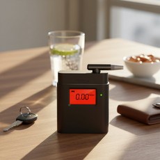 휴대용 정확한 음주측정기 안전운전 자가 알콜측정기 비접촉 진단, 1개