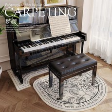 피아노 방음매트 패드 흡음 카페트 방진매트 전자 디지털 바닥 카펫, H, 1개