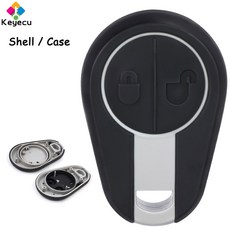 KEYECU 볼보 트럭 630 670 780 880 용 2 버튼 케이스 자동차 리모컨 키 쉘 커버 포브 교체 PN 21392420, 1개
