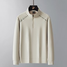 春季新款青年半開衫衛衣男士休閑立領長袖