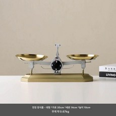 변호사 사무실 작은 규모 소품 저울 서재 개업 레트로, 기본 모델명/품번, 대형 장식용 저울, 1kg