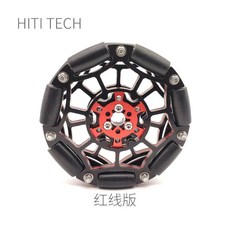 로보콘 로보마스터 옴니 휠 컬러 6인치 152mm, Red