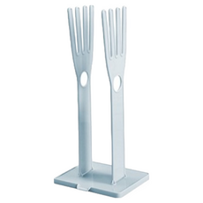 多功能晾曬架 廚房手套瀝乾架 可拆卸抹布手套架子 乳膠手套收納架, 藍色, 1個, 1