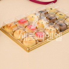 화과자케이스 15구금색(상하세트) 295x180, 1개, 1개