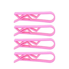 4/10PCS 쓰레기통 가방 클립 액세서리 봉투 고정 홈 잠금 홀더 부품 플라스틱, 06 4Pcs Pink, 01
