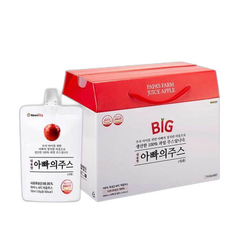연두팜 돌려따는) BIG 대용량 아빠의주스 사과즙 한박스, 1개, 180ml