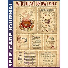 [ 1192292 ] 셀프 케어 저널: 마녀 마법 지식 투자 매일 몇 분씩 신체 정신 감정 건강 플래너 할 일 목록 일일 작업 ... 시간 관리 노트북 110페이지 무날짜