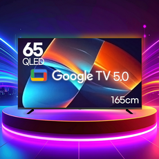 루컴즈 65인치 QLED 구글 5.0 스마트TV 165cm T6505KQLG, 고객직접설치, 벽걸이형, 벽걸이직배송(상하고정), 165cm(65인치)