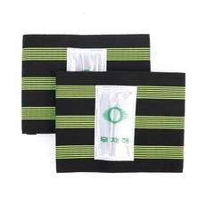 건설 현장 사고 예방 자전거 라이딩 안전 발목 밴드, 1세트, 블랙