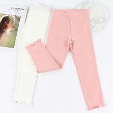 아동레깅스 무지레깅스 아동 프릴 무지 국내산 스판 쫄바지 봄