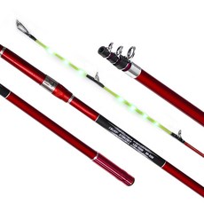 아이서프 스타즈리 야간 LED 서프 원투대 원투 낚시대 꽂이형 초릿대 (BNF), 레드