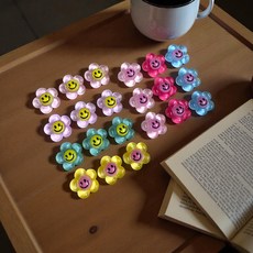 미니 스마일꽃파츠, 30개, 연핑크