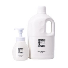 KAO FIESTA PURE SHINE 洗顏洗手慕斯套裝組, 1個, 2L