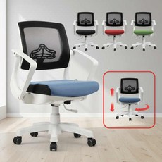 학생용 컴퓨터 의자 인체공학 회전형 학습 메쉬 등받이 의자 조절 오발형 우레탄 바퀴형 공부방 스펀지, 그린a21