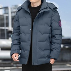 男士連帽石墨烯輕軟羽絨服 保暖加厚短款運動羽絨外套