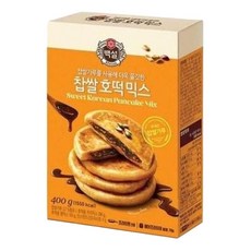 [JHQS9DZ352EB]백설 호떡믹스 찹쌀호떡믹스 x (400g) 10EA, 10개, 400g