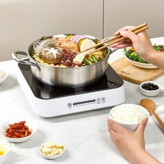 원터치식 휴대용 하이라이트 전기레인지 1구, 타이머식 일반형