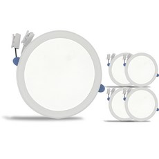 씨티오 LED 다운라이트 15W, 주광색, 5개