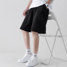 남녀공용 베이직 5부 와이드 트레이닝 반바지