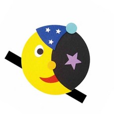 온가지사 역할놀이머리띠 B 달 1개입 예쁜머리띠, 1개