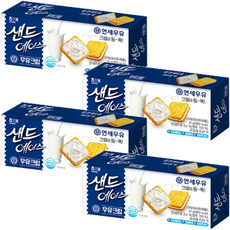 해태 샌드에이스 우유크림, 51g, 4개