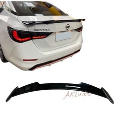 適用於 Nissan Sentra B18 刀鋒款尾翼 烤漆亮黑款 貼黏尾翼, 有問題請詢問