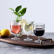 다회용 플라스틱 와인잔, 290ml, 8개