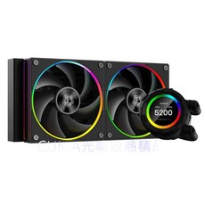 ID-COOLING SL240/SL360 2.1吋LCD一體式水冷散熱器，黑白雙色可選，高效散熱，打造個性化電競主機, 1個, SL240黑色